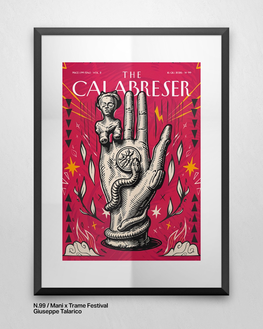 The Calabreser, copertina N. 99, Mani x Trame Festival, di Giuseppe Talarico